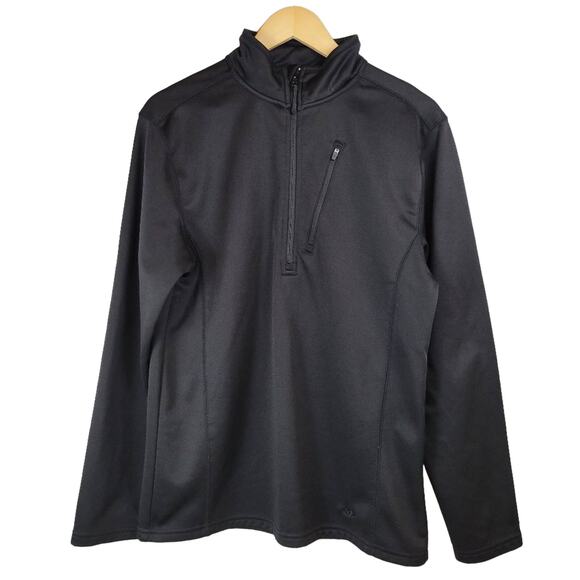 NordicTrack NT Dri Black Pull Over 1/2 Zip Jacket - Picture 1 of 8